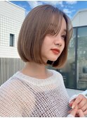 大人かわいい愛されボブ