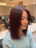 ラッシュ(rush)&nbsp;レイヤーカット×レッドブラウン