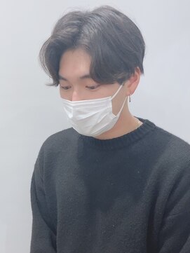 モリオフロムロンドン 松戸店(Morio from London) 【メンズ 松戸 岩口】黒髪コンマバングハンサムショート