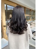 ロングヘア/ダークショコラ/ダークカラー/グレージュ