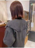 切りっぱなしボブ
