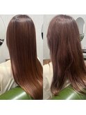 髪質改善トリートメントの事例