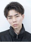 短髪ショートアップバングスパイキーショートビジネススーツ