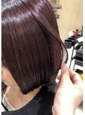 大人気！ブリーチなしでできるボルドー