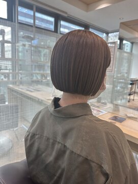 ファースト 東仙台店(first) ベージュ・ぱつんとボブ・ミニボブ