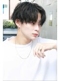 MEN’S HAIR/サーフカール/刈り上げセンターパート/刈谷駅