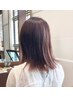 カット+選べる艶カラーリタッチ ¥11000→¥10450