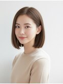 西梅田/ブリーチしない白髪ぼかし　髪質改善でまとまるボブ