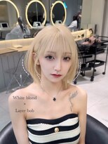 ロンドウル 熊本(Lond ulu)&nbsp;韓国へア/ブリーチ/顔周りカット/ハイトーン/レイヤーカット/