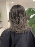 海外ヘアーハッシュカットレイヤーカット