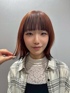 ルシードスタイルレーヴ(LUCIDO STYLE REVE) 【長野市/東和田】ぱっつん前髪 × 外ハネボブ