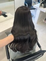 ベル 新宿店(Vel) 秋冬暗髪ダークグレー/オリーブグレー/グレージュ/美髪縮毛矯正
