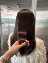 オーガニック リブ 川越(organic+live)&nbsp;春◎20代30代40代 透明感ピンク艶カラーロング美人髪