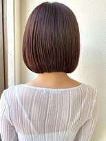 カバーヘア アカデミー 北浦和西口店(COVER HAIR ACADEMY)&nbsp;ワンレン切りっぱなしボブ春カラー似合わせブリーチなしp北浦和