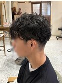 波巻きシャドウパーマ