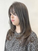 イーストハムアネーロ(EAST HAM anello)&nbsp;透明感シアーグレージュ/レイヤーカット/カール