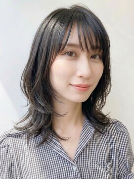 メラク バイ コア(Merak by CoRe.gn) くびれミディ×顔周りカット夏カラーブリーチなしカラー