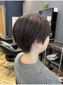 【似合わせショート】ハッシュカット/グレージュ/鎌取/林愛華