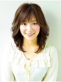 《AFLOATディル裕二朗》大人、ミセスのリバースミディアムヘア