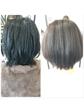 ランガリ ヘアアンドスパ(Rangali Hair&Spa) 髪質改善トリートメントとカラーの組み合わせ