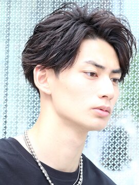 リップスヘアー 銀座(LIPPS hair) ツイスパMIXかきあげハンサムリバースショート