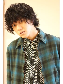 ブークル(boucle) スパイラルパーマメンズボブスタイル