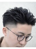 メンズフェードパーマ