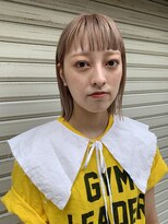 オンヌ(onnu) オン眉×ベージュ×ボブ