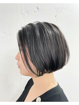 ナンバー ブラオ 名古屋栄(N° blao) ミニボブ/くすみカラー/テラコッタ/韓国マッシュ/くびれミディ