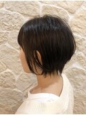 ミニウルフ/束感ショート/ビターショコラ