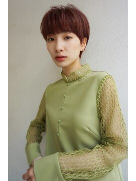 ブゾン(buZon) 【buZonブゾン】耳掛けピンクマッシュショート