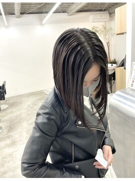 ケプカ(KEPKA) 艶髪 前下がりボブ