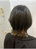 襟足インナーカラー