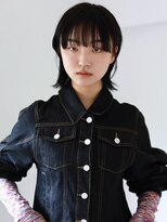 テトヘアー(teto hair) ボブ　黒髪　外はね　前髪パッツン