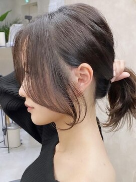 シーシンジュク 新宿南口(Sea shinjuku) 韓国風前髪×レイヤーカット【髪質改善/新宿/レイヤーカット】