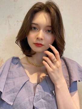 ジーナ 高槻(Zina) 髪質改善＊透明感ラベンダーグレージュカラー＊美髪【Zina高槻】