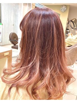 ウカ(UKA) 愛され!ピンク系バレイヤージュ&ゆるふわセット☆