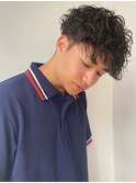 無造作メンズマッシュパーマニュアンスパーマスパイラルパーマ