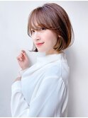 小顔カットと髪質改善で大人女性スタイル☆/名古屋/矢場町
