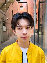 ガーデン 銀座(GARDEN)&nbsp;艶センターパートニュアンスパーマカルマパーマダークアッシュ