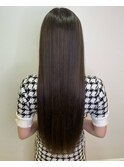 髪質改善艶髪ロングレイヤーカット_アッシュグレージュ_294
