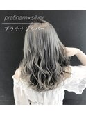 グラデーション、エクステ、ホワイトブリーチ、インナー