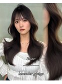 【杉本大地】韓国ヘア/ラベンダーグレージュ/透明感カラー/天神