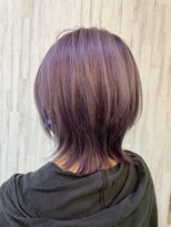 ヴァンカウンシル 松本店(VAN COUNCIL)&nbsp;小顔カット×大人気マッシュウルフ×ラベンダーカラー
