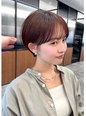 ショートカットショートヘアコンパクトショートボブ丸みショート