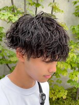 アンサー 渋谷(ANSWER)&nbsp;波巻きスパイラルパーマツイストスパイラルパーマメンズマッシュ