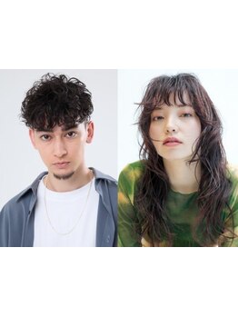 【新宿駅南口3分】メンズパーマもレディースパーマもAfinarにお任せ★至福の時間をお過ごし下さい＊[新宿]