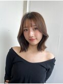 美髪レイヤーカット/顔まわりレイヤー/くびれロングレイヤー