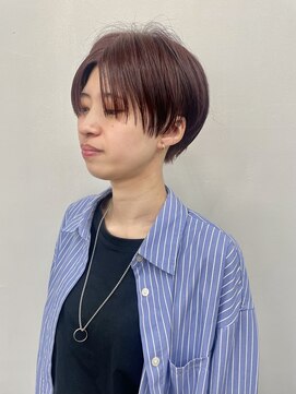 ラウンジ モリオ イケブクロ(Lounge MORIO Ikebukuro) 前髪なしハンサムショート/メンズライクなツーブロックショート