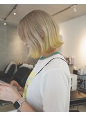 ミルクティーグレー バレイヤージュ
